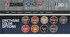 Desktop Screenshot of gracelandportablebuildings.com